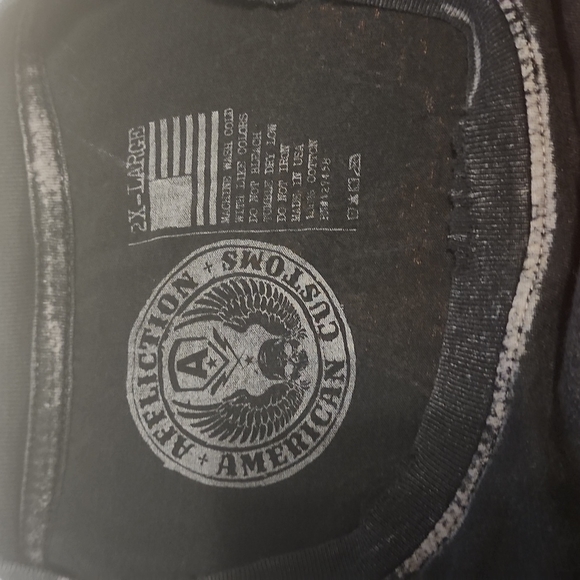 American affliction custom t shirt short sleeve - Picture 11 of 11